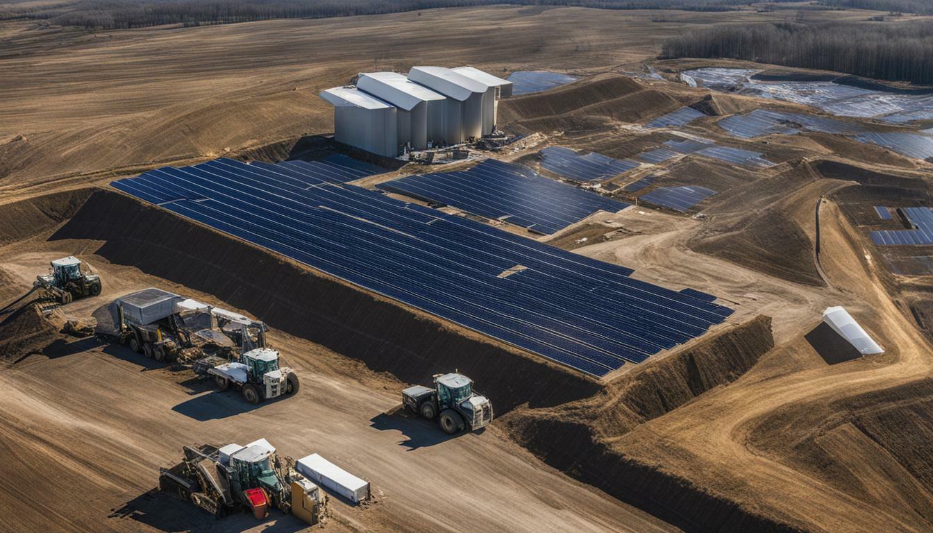 Solar Power Example Transforming Landfills into Energy Sources